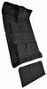 Molded Cut Pile Interior Carpet Fits Select 1987-1997 Ford Trucks [Crew Cab, Low Tunnel, Gasoline, OE Jute Backing, Black] - image 2