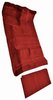 Molded Cut Pile Interior Carpet Fits Select 1987-1997 Ford Trucks [Crew Cab, Low Tunnel, Gasoline, OE Jute Backing, Red] - image 2