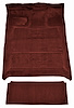 Molded Cut Pile Interior Carpet Fits Select 1987-1997 Ford Trucks [Crew Cab, Low Tunnel, Gas, OE Jute Backing, Maple/Canyon] - image 1