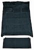Molded Cut Pile Interior Carpet Fits Select 1987-1997 Ford Trucks [Crew Cab, Low Tunnel, Gas, OE Jute Backing, Regatta Blue] - image 1