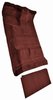 Molded Cut Pile Interior Carpet Fits Select 1987-1997 Ford Trucks [Crew Cab, Low Tunnel, Gasoline, Mass Backing, Oxblood] - image 2