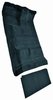 Molded Cut Pile Interior Carpet Fits Select 1987-1997 Ford Trucks [Crew Cab, Low Tunnel, Gasoline, Mass Backing, Regatta Blue] - image 2