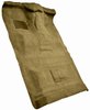 Molded Cut Pile Interior Carpet Fits Select 1987-1997 Ford Trucks [Crew Cab, Low Tunnel, Diesel, OE Jute Backing, Gold] - image 2