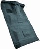 Molded Cut Pile Interior Carpet Fits Select 1987-1997 Ford Trucks [Crew Cab, Low Tunnel, Diesel, OE Jute Backing, Crystal Blue] - image 2
