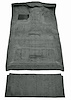 Molded Cut Pile Interior Carpet Fits Select 1987-1997 Ford Trucks [Crew Cab, Low Tunnel, Diesel, Mass Backing, Dark Gray] - image 1