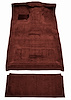 Molded Cut Pile Interior Carpet Fits Select 1987-1997 Ford Trucks [Crew Cab, Low Tunnel, Diesel, Mass Backing, Maple/Canyon] - image 1