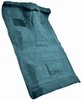 Molded Cut Pile Interior Carpet Fits Select 1987-1997 Ford Trucks [Crew Cab, High Tunnel, OE Jute Backing, Blue] - image 2