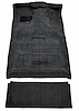 Molded Cut Pile Interior Carpet Fits Select 1987-1997 Ford Trucks [Crew Cab, High Tunnel, OE Jute Backing, Graphite] - image 1