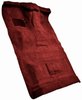 Molded Cut Pile Interior Carpet Fits Select 1987-1997 Ford Trucks [Crew Cab, High Tunnel, Mass Backing, Oxblood] - image 2