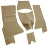 Cut and Sewn Daytona Interior Carpet for 1956-1957 Chevrolet Corvette [OE-Style Jute Backing, Beige] - image 2