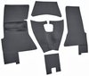 Cut and Sewn Daytona Interior Carpet for 1958 Chevrolet Corvette [OE-Style Jute Backing, Gray] - image 2