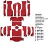 Cut and Sewn Loop Interior Carpet for 1963 Chevrolet Corvette Coupe [Without Tool Box Cut, No Backing, Saddle] - image 4