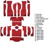Cut and Sewn Loop Interior Carpet for 1963 Chevrolet Corvette Coupe [Without Tool Box Cut, Foam Backing, Black] - image 4