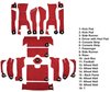 Cut and Sewn Loop Interior Carpet for 1963 Chevrolet Corvette Convertible [With Tool Box Cut, Foam Backing, Silver] - image 4