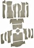 Cut and Sewn Loop Interior Carpet for 1964 Chevrolet Corvette Coupe [No Backing, Silver] - image 2