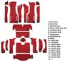 Cut and Sewn Loop Interior Carpet for 1964 Chevrolet Corvette Coupe [Foam Backing, Dark Blue] - image 4
