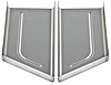 Aluminum Dash End Panels [Overall Dimensions: 10.325 in. Long x 4.620 in. High] - image 4