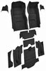 Molded Loop Interior Carpet for 1965 Chevrolet Corvette Coupe [Mass Backing, Black] - image 2