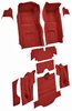Molded Loop Interior Carpet for 1965 Chevrolet Corvette Coupe [Mass Backing, Red] - image 2