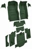 Molded Loop Interior Carpet for 1965 Chevrolet Corvette Coupe [Mass Backing, Dark Green] - image 2