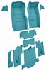Molded Loop Interior Carpet for 1965 Chevrolet Corvette Coupe [Mass Backing, Medium Blue] - image 2
