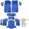 Molded Loop Interior Carpet for 1965 Chevrolet Corvette Coupe [Mass Backing, Medium Blue] - image 4