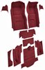 Molded Loop Interior Carpet for 1965 Chevrolet Corvette Coupe [Mass Backing, Maroon] - image 2
