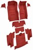 Molded Loop Interior Carpet for 1965-1966 Chevrolet Corvette Convertible [OE-Style Backing, Red] - image 2