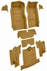 Molded Loop Interior Carpet for 1965-1966 Chevrolet Corvette Convertible [OE-Style Backing, Medium Saddle] - image 2
