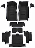 Molded Loop Interior Carpet for 1965-1966 Chevrolet Corvette Convertible [Mass Backing, Black] - image 1