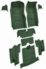 Molded Loop Interior Carpet for 1965-1966 Chevrolet Corvette Convertible [Mass Backing, Dark Green] - image 2