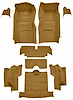 Molded Loop Interior Carpet for 1965-1966 Chevrolet Corvette Convertible [Mass Backing, Medium Saddle] - image 1