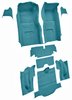 Molded Loop Interior Carpet for 1966 Chevrolet Corvette Coupe [OE-Style Backing, Medium Blue] - image 2