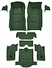 Molded Loop Interior Carpet for 1967 Chevrolet Corvette Coupe [OE-Style Backing, Dark Green] - image 1