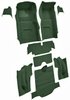 Molded Loop Interior Carpet for 1967 Chevrolet Corvette Coupe [Mass Backing, Dark Green] - image 2