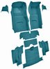 Molded Loop Interior Carpet for 1967 Chevrolet Corvette Convertible [OE-Style Backing, Medium Blue] - image 2