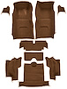 Molded Loop Interior Carpet for 1967 Chevrolet Corvette Convertible [OE-Style Backing, Dark Saddle] - image 1