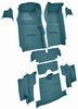 Molded Loop Interior Carpet for 1967 Chevrolet Corvette Convertible [OE-Style Backing, Bright Blue] - image 2