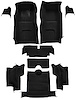 Molded Loop Interior Carpet for 1967 Chevrolet Corvette Convertible [Mass Backing, Black] - image 1
