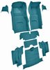 Molded Loop Interior Carpet for 1967 Chevrolet Corvette Convertible [Mass Backing, Medium Blue] - image 2