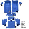 Molded Loop Interior Carpet for 1967 Chevrolet Corvette Convertible [Mass Backing, Medium Blue] - image 4