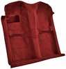 Molded Cut Pile Interior Carpet for 1994-2004 Ford Mustang Coupe/Convertible [OE-Style Jute Backing, Dark Red/Carmine] - image 2