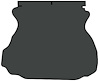 Molded Cut Pile Trunk Mat for 1994-2004 Ford Mustang [Ebony] - image 1