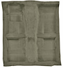 Molded Cut Pile Interior Carpet for 2005-2009 Ford Mustang Coupe/Convertible [OE-Style Jute Backing, Almond] - image 1