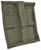 Molded Cut Pile Interior Carpet for 2005-2009 Ford Mustang Coupe/Convertible [OE-Style Jute Backing, Almond] - image 2