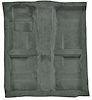 Molded Cut Pile Interior Carpet for 2005-2009 Ford Mustang Coupe/Convertible [Mass Backing, Opal] - image 1