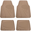 Rubber Floor Mats Beige [Universal 4 piece] - image 1