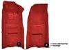 Molded Loop Front Interior Carpet for 1968 Chevrolet Corvette Coupe and Roadster [Automatic, OE-Style Jute Backing, Red] - image 4