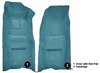 Molded Loop Front Interior Carpet for 1968 Chevrolet Corvette Coupe and Roadster [Automatic, OE-Style Jute Backing, Medium Blue] - image 4
