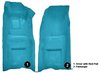 Molded Loop Front Interior Carpet for 1968 Chevrolet Corvette Coupe and Roadster [Automatic, OE-Style Jute Backing, Bright Blue] - image 4